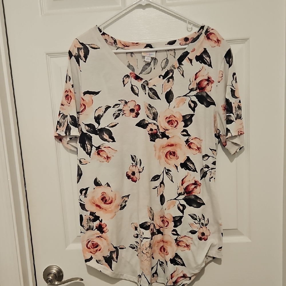 LuLaRoe Pink Relaxed Blouse